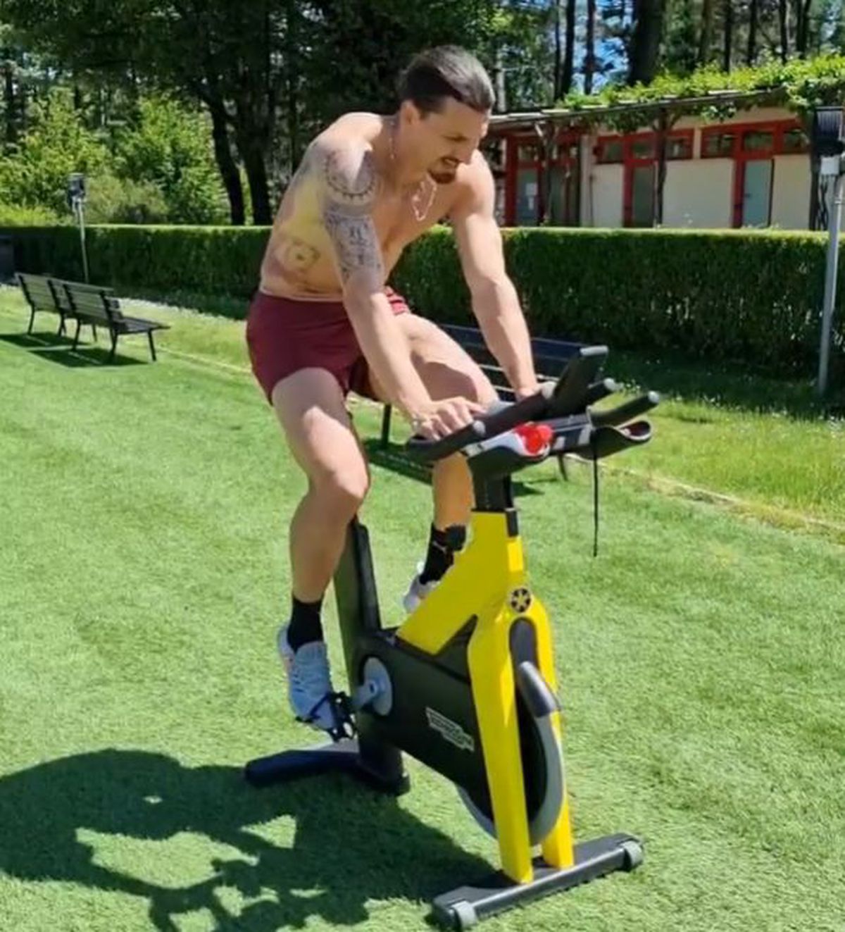 Zlatan e obsedat de sport