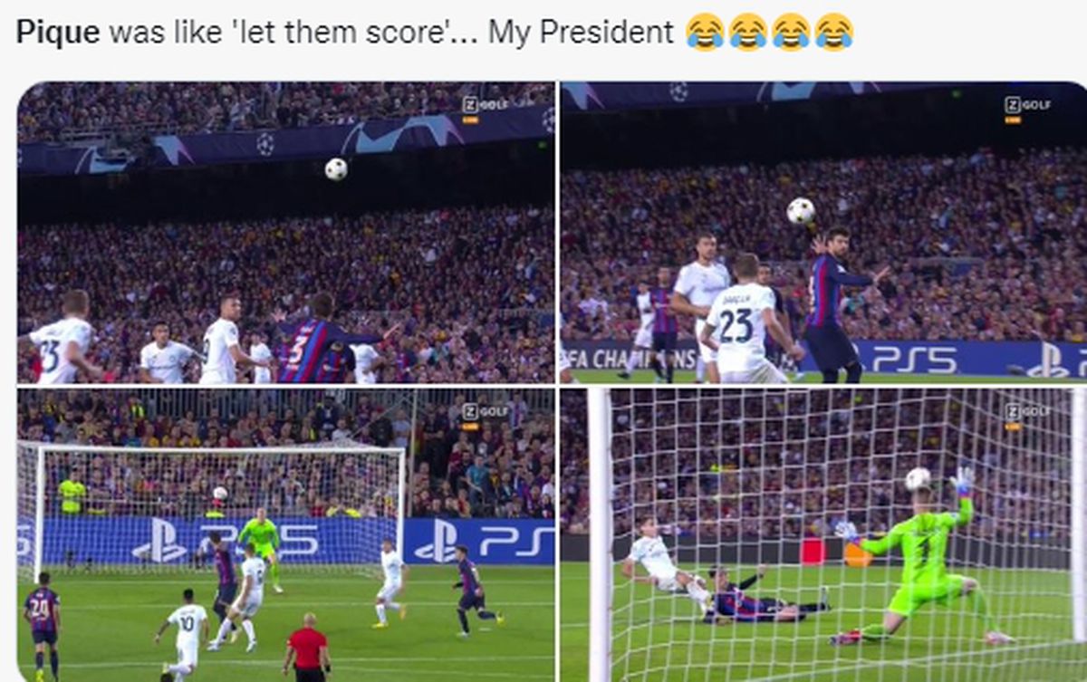 Internetul râde de Pique după gafa din Barcelona - Inter » Cele mai tari glume la adresa fundașului