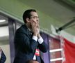 Răzvan Burleanu, îngrijorat în tribune la Belarus - România
