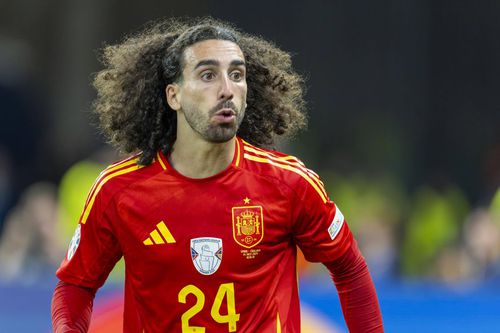 Marc Cucurella a fost cuprins de fiori la faza din prelungirile „sfertului” cu Germania de la Euro 2024, în care nemții trebuiau să primească penalty / Foto: Imago