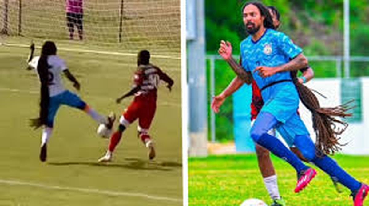 Fabulos! Internaționalul a intrat pe teren cu părul până la genunchi: „Acest Snoop Dogg este nebun” » Reacția arbitrului când l-a văzut