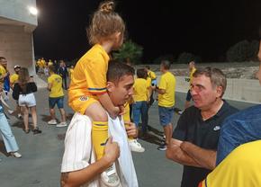 Surpriză! În ce loc din stadion s-a dus Gică Hagi la Cipru - România