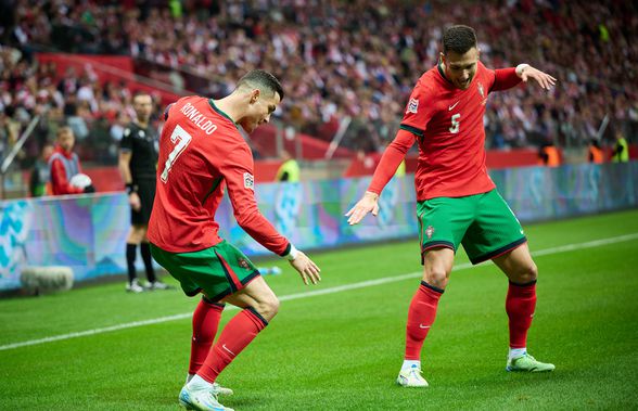 Polonia - Portugalia 1-3 » Cristiano Ronaldo a marcat din nou, iar lusitanii își consolidează poziția de lideri