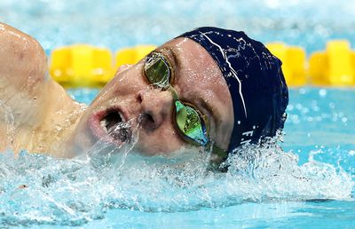 Leon Marchand, primul sub linie în proba de 200 m liber » Luke Hobson s-a calificat cu primul timp în finala de la Carmel