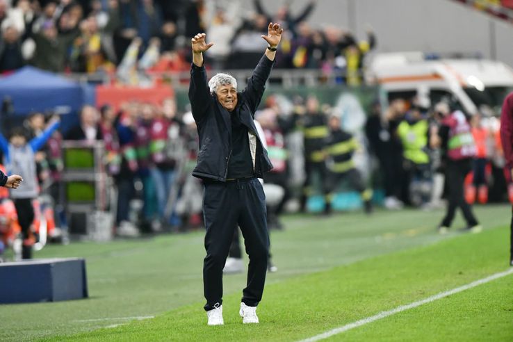 Mircea Lucescu / România - Austria, preliminariile Campionatului Mondial / FOTO: GSP.ro