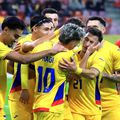 Ștefan Baiaram, Lisav Eissat, Ianis Hagi și Olimpiu Moruțan în România - Moldova, imagini de meci // foto: Ionuț Iordache (GSP)
