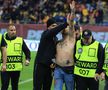 Spectator intrat pe teren la România - Austria