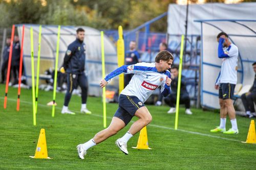 „Accidentat” de Mircea Lucescu, Răzvan Marin e în lot pentru România - Austria. FOTO: Cristi Preda (GSP.ro)