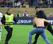 Spectator intrat pe teren la România - Austria