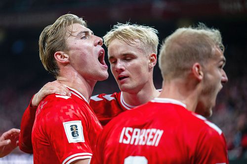 Danezii zburdă contra Greciei // foto: Imago Images