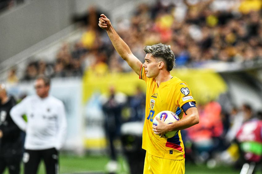 Ianis Hagi / România - Austria, preliminariile Campionatului Mondial / FOTO: GSP.ro