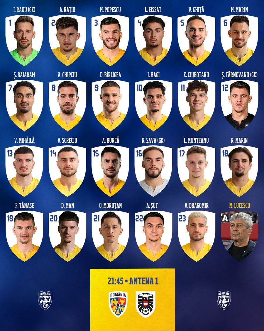 România - Austria 1-0 » România BATE Austria la ultima fază și începe să facă iar CALCULE pentru Mondial