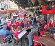 Fanii austrieci în centrul Bucureștiului