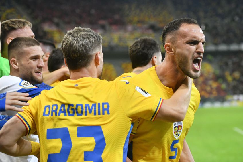 Virgil Ghiță a marcat golul decisiv în România - Austria/ FOTO: GSP.ro