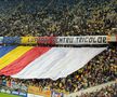 Scenografii la startul meciului Austria - România
