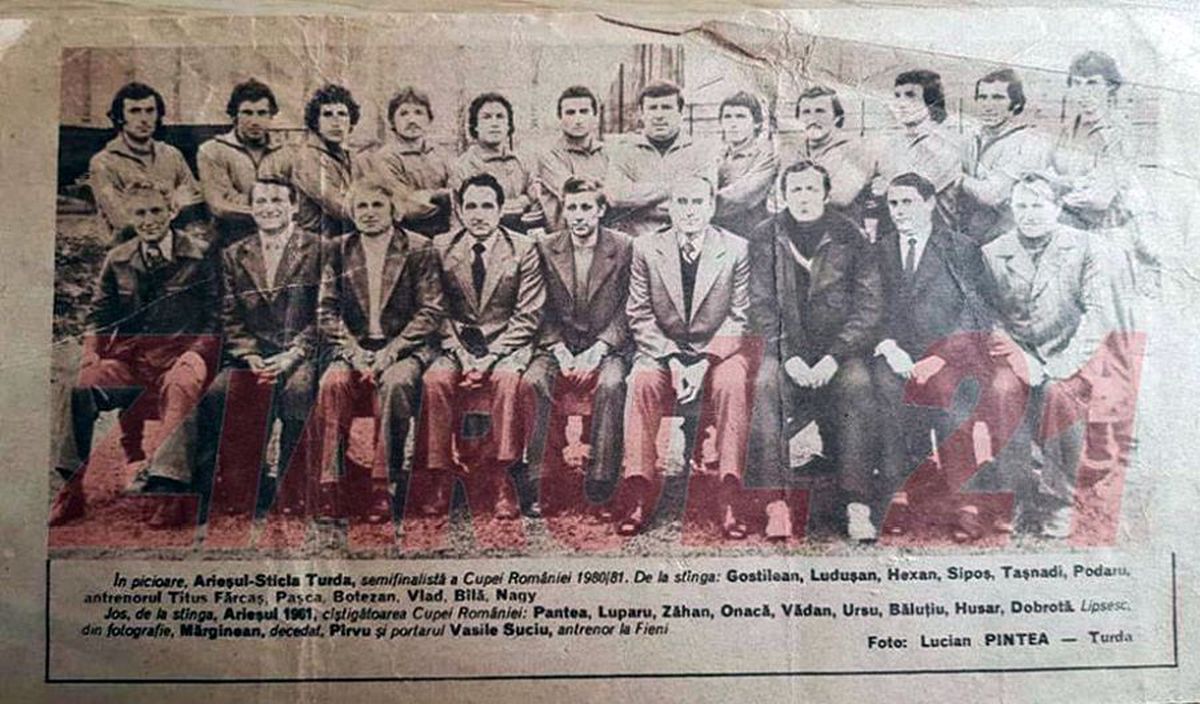 Retro GSP / VIDEO+FOTO 58 de ani de la finala de Cupă istorică dintre Arieșul Turda și Rapid » Minunea răsplătită cu o cravată și trei metri de stofă