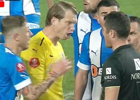 Arlauskis a cedat nervos! A urlat la arbitru în Rapid - CSU Craiova și a fost pedepsit