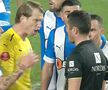 Giedrius Arlauskis a urlat în fața arbitrului Viorel Cojocaru // foto: captură DigiSport