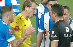 Arlauskis a cedat nervos! A urlat la arbitru în Rapid - CSU Craiova și a fost pedepsit