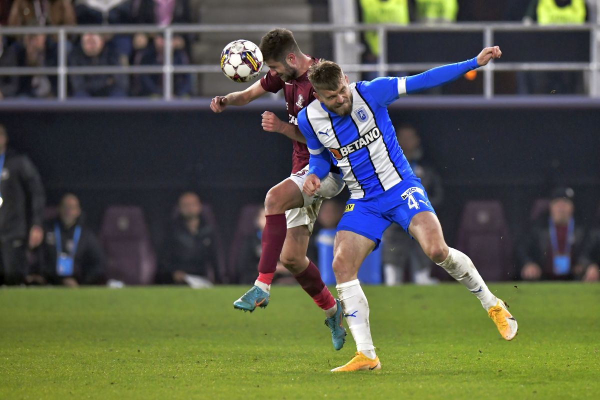 Arlauskis a cedat nervos! A urlat la arbitru în Rapid - CSU Craiova și a fost pedepsit