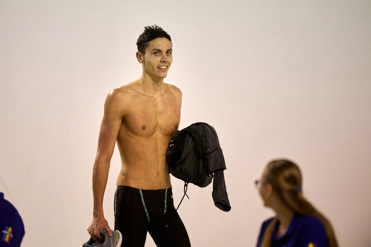 Final de competiție cu record național pentru David Popovici la CN în bazin scurt. „Așteptam de mult timp să-l dobor”