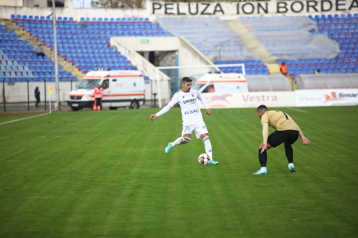 FC Botoșani - FC Voluntari, 12 noiembrie 2023. Foto: Ionut Tabultoc