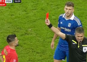 Valentin Crețu, „ROȘU” în duelul cu FCU Craiova! Oltenii au marcat imediat