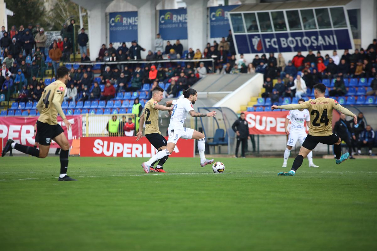 FC Botoșani - FC Voluntari, 12 noiembrie 2023. Foto: Ionut Tabultoc