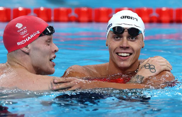 David Popovici, apărat de campioana olimpică de la Paris: „Mi se pare ireal”