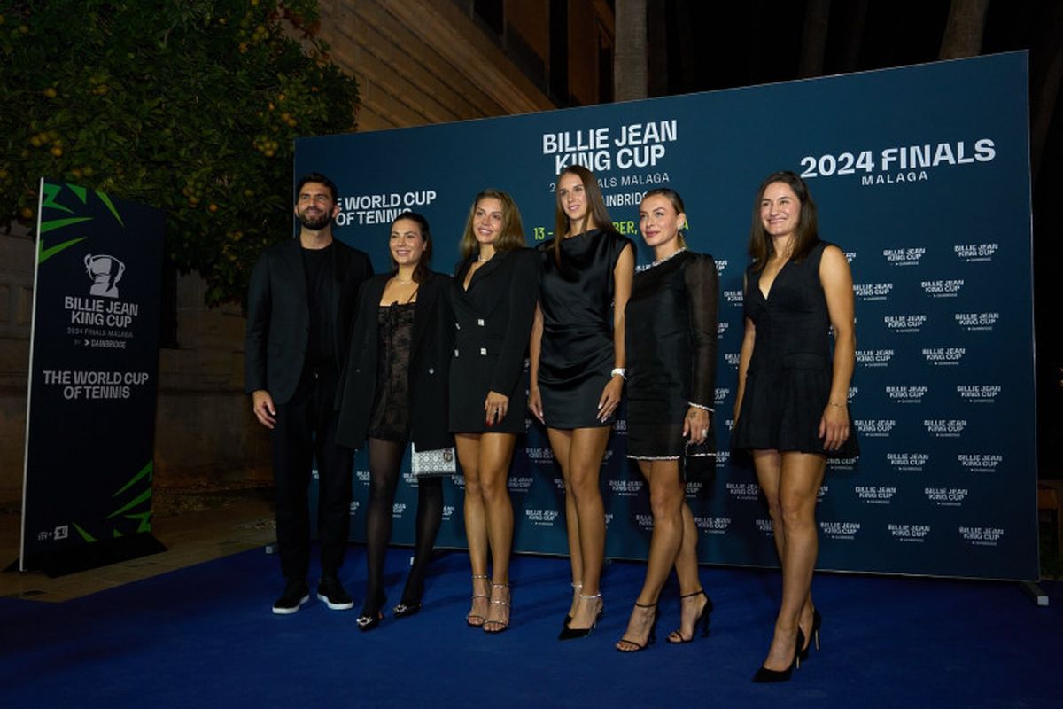 Jucătoarele din echipa de BJK Cup a României au ales negrul pentru dineul oficial de la Malaga! Apariție elegantă