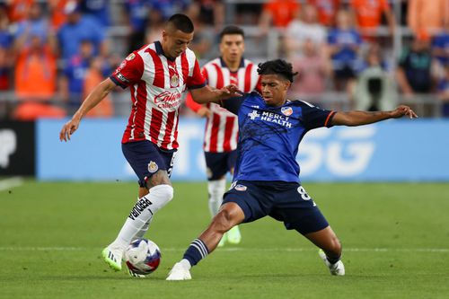 Marco Angulo, în tricoul albastru al lui FC Cincinnati / Foto: Imago