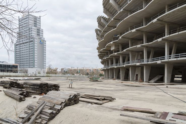 Stadiul în care a fost lăsat noul (Nou) Mestalla