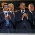 Proprietarul Sheikh Mansour (stânga) și președintele Khaldoon Al Mubarak, în lojă la Istanbul, înaintea finalei care i-lui Manchester City prima Ligă a Campionilor / Foto: Imago