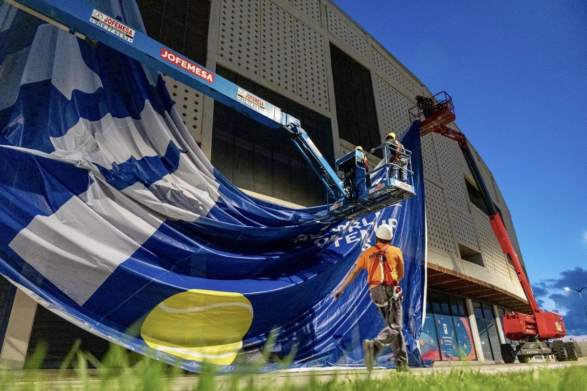 Imagini spectaculoase! Surpriza pe care spaniolii i-au pregătit-o lui Rafael Nadal înainte de Cupa Davis