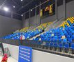 Sala din Turda, modificată pentru meciul lui U-BT Cluj-Napoca / FOTO: David Istrate (GSP.ro)