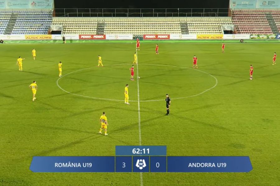 FOTO: FRF Debut cu dreptul pentru România U19 în preliminariile EURO 2026! Cât s-a terminat duelul contra Andorrei U19