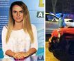 FOTO Alexandra, fiica lui Cornel Penescu, implicată într-un accident rutier violent în Pitești