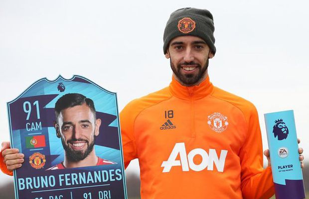 Bruno Fernandes a devenit din ce în ce mai bun în FIFA 21! Ce card a primit jucătorul lui Manchester United