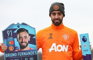 Bruno Fernandes a devenit din ce în ce mai bun în FIFA 21! Ce card a primit jucătorul lui Manchester United