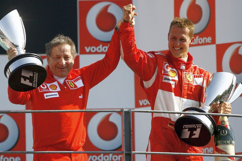 Jean Todt și Michael Schumacher, un duet istoric pentru Formula 1. foto: Guliver/Getty Images