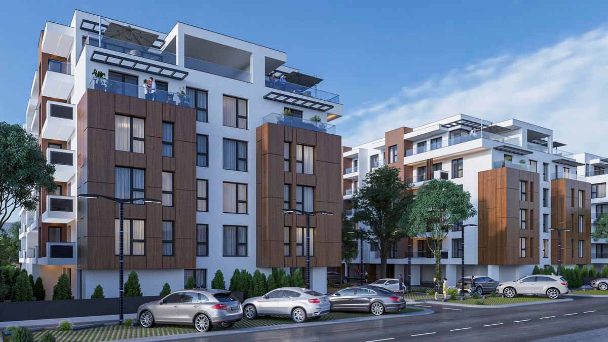 Complexul lui Gigi Becali din Pipera // FOTO: Facebook MTM Pipera Residence