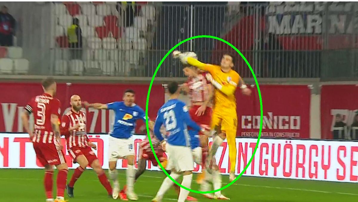 SEPSI - FARUL 1-0. Două decizii la limită în prima repriză, ambele împotriva lui Hagi