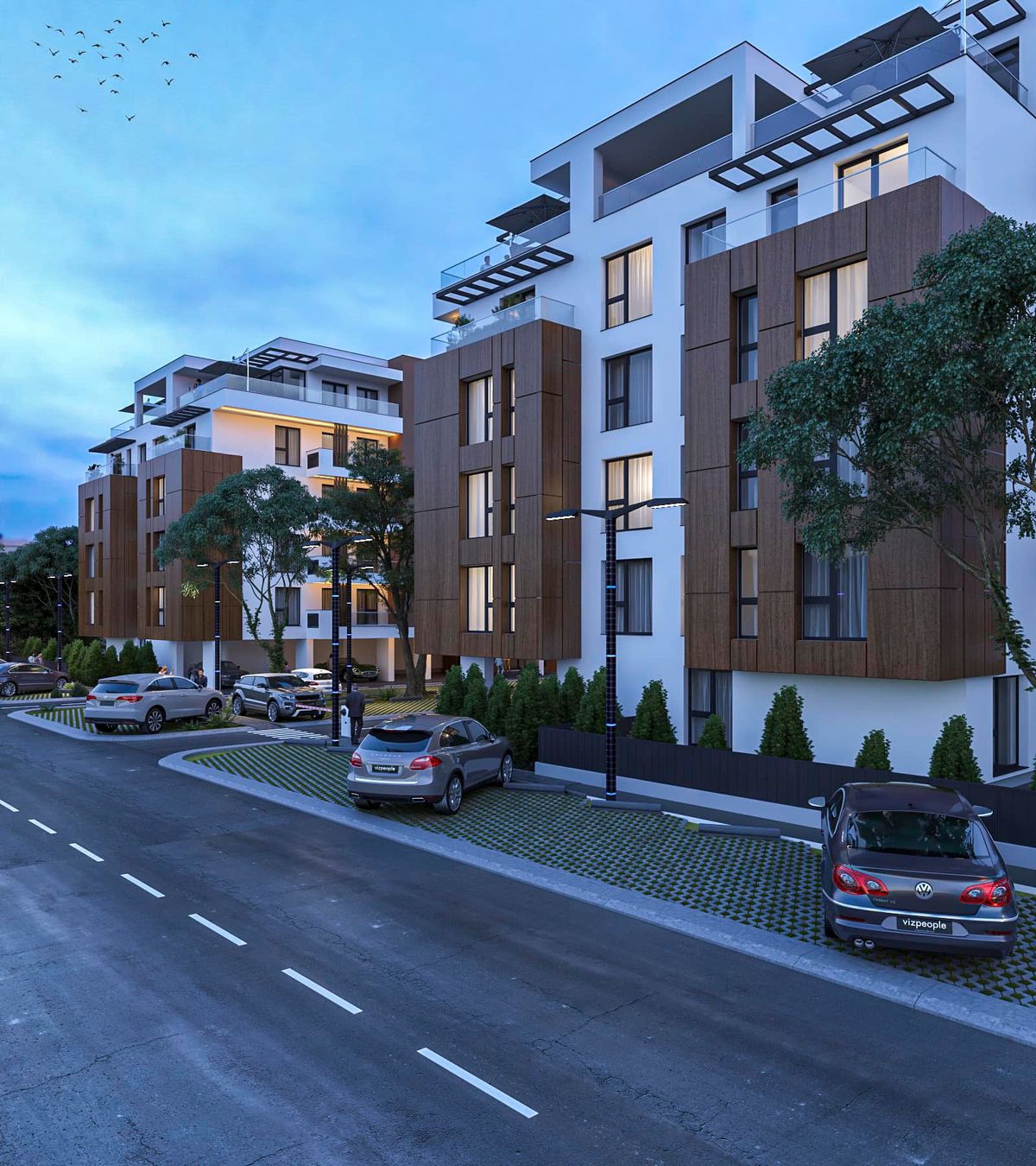 Complexul lui Gigi Becali din Pipera // FOTO: Facebook MTM Pipera Residence