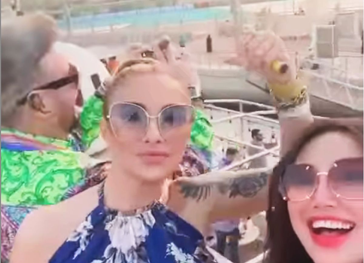 Anamaria Prodan și Botezatu, împreună pe circuitul de la Abu Dhabi: „A pariat jumătate de milion pe Hamilton! E nebună, fraților!”