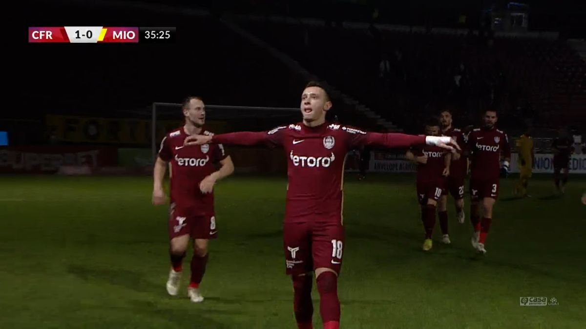 CFR Cluj - Mioveni 1-0 » Victorie cinică a ardelenilor, care se mențin la 8 puncte de FCSB