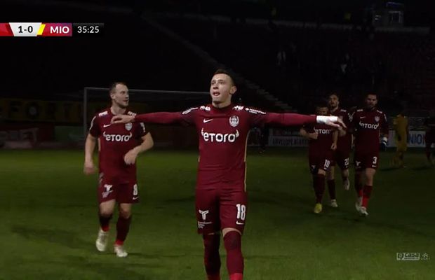 CFR Cluj - Mioveni 1-0 » Victorie cinică a ardelenilor, care se mențin la 8 puncte de FCSB