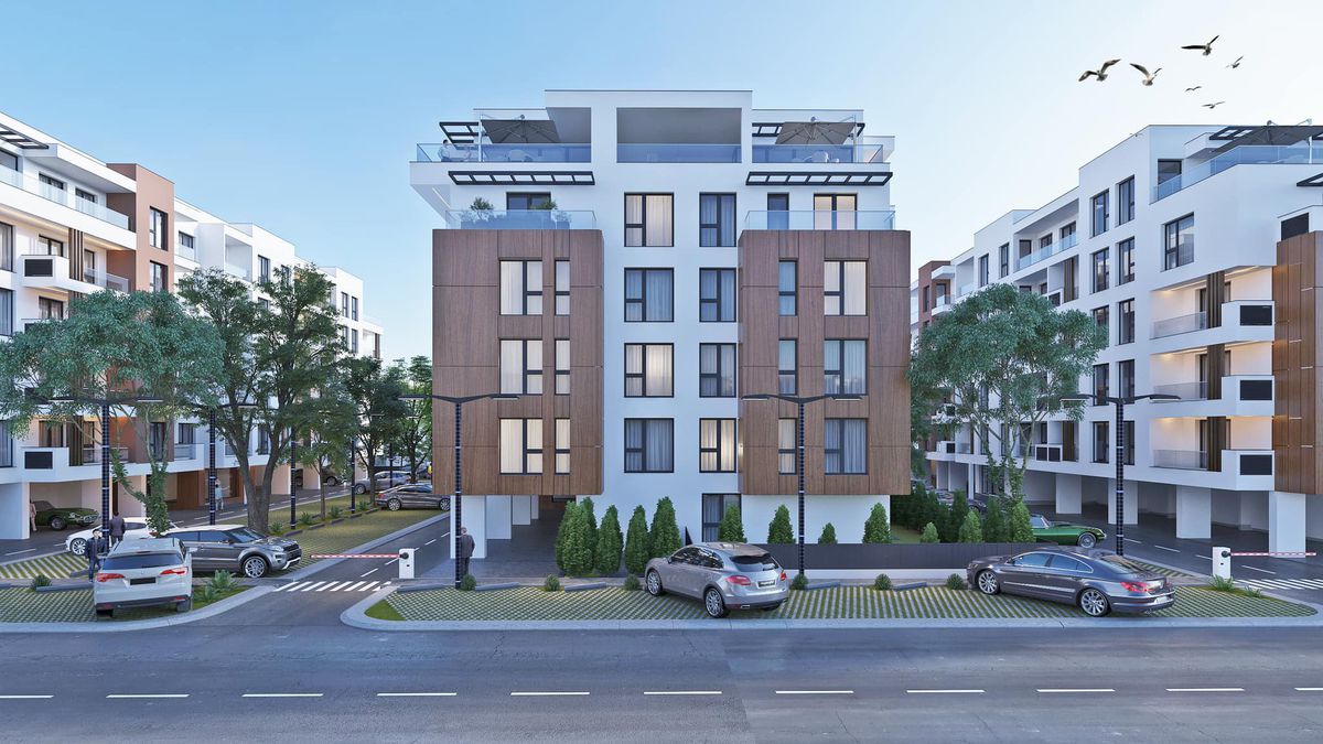 Complexul lui Gigi Becali din Pipera // FOTO: Facebook MTM Pipera Residence