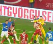 SEPSI - FARUL 1-0. Două decizii la limită în prima repriză, ambele împotriva lui Hagi