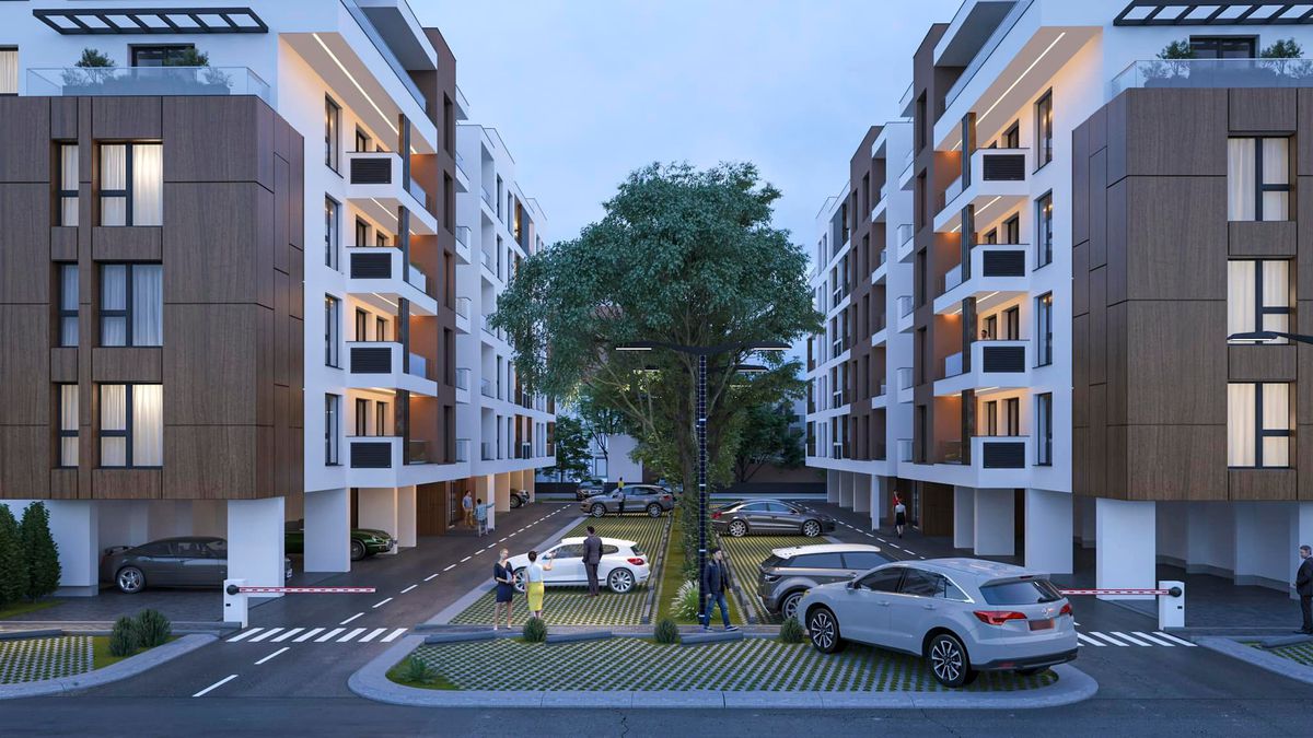 Complexul lui Gigi Becali din Pipera // FOTO: Facebook MTM Pipera Residence