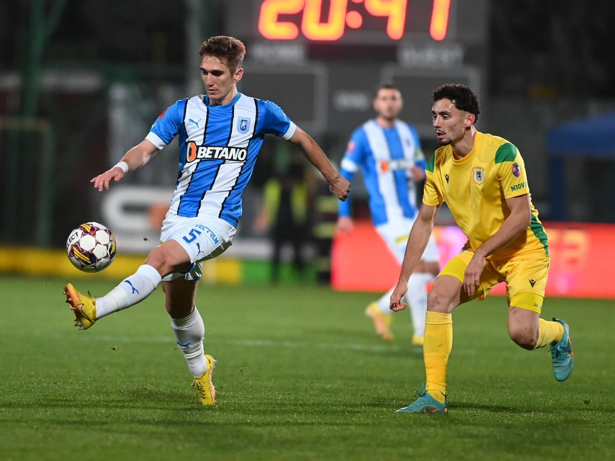 Trei puncte fără glorie! Universitatea Craiova câștigă la limită cu Mioveni, la primul meci după plecarea lui Rădoi